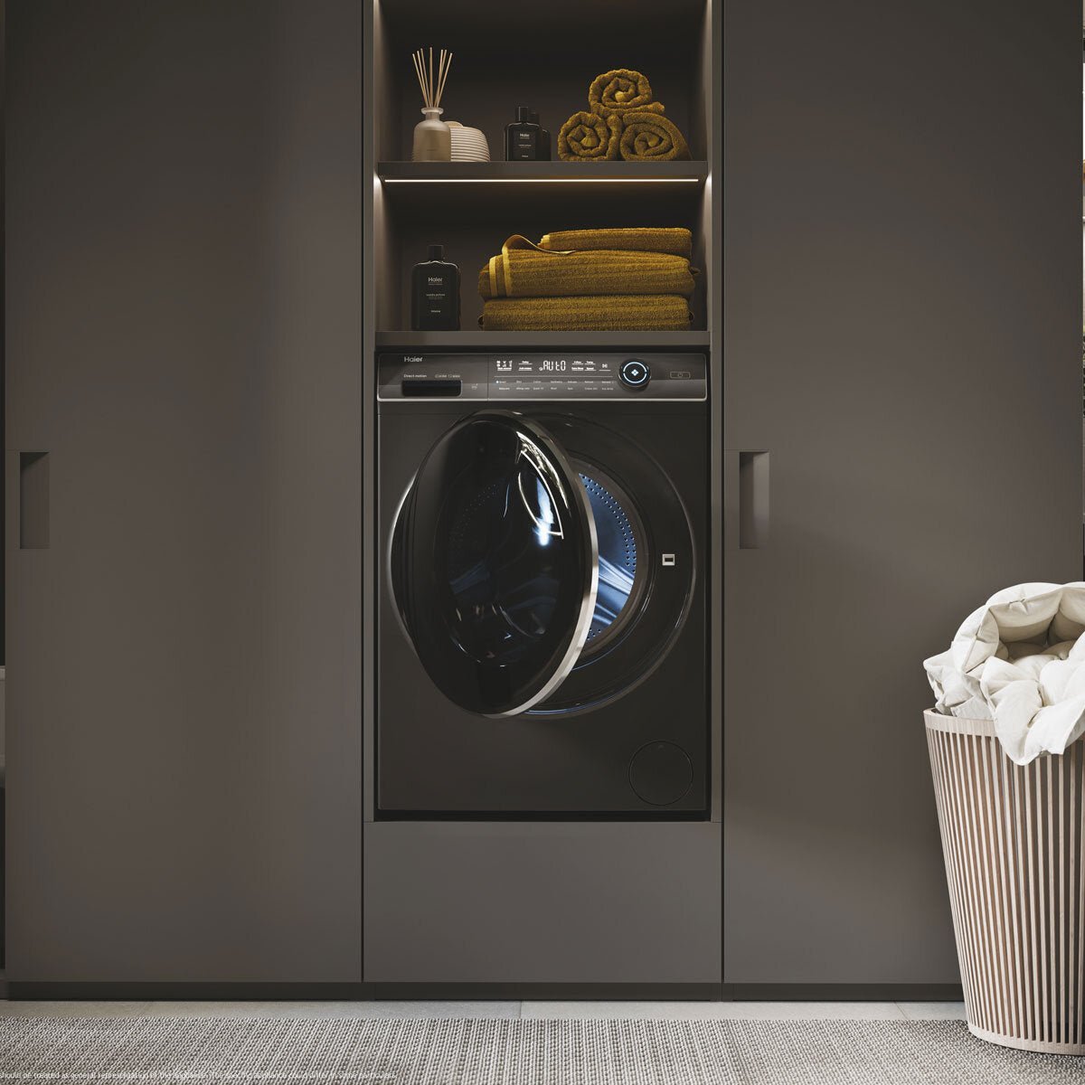 Haier I-Pro Series 7 HWD10BD14979SNUK, 10/6KG Washer Dryer, D Rated in Graphite - image 5