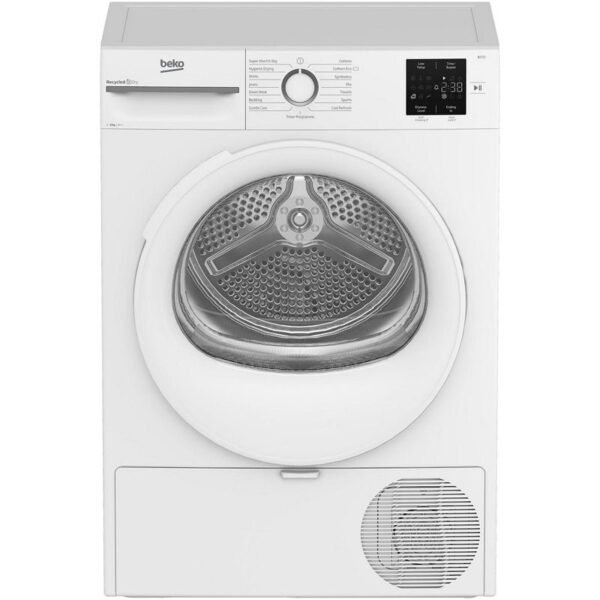 Beko BMN3T3823W 8kg Heat Pump Tumble Dryer White – A++ Rated