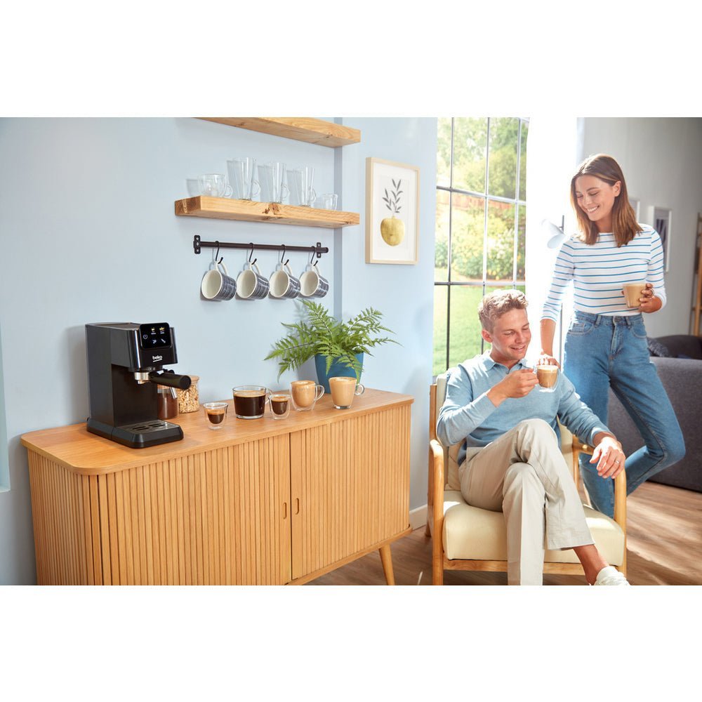 Beko CEP5302B CaffeExperto Manual Espresso Coffee Machine with Steam Wand Black - image 10