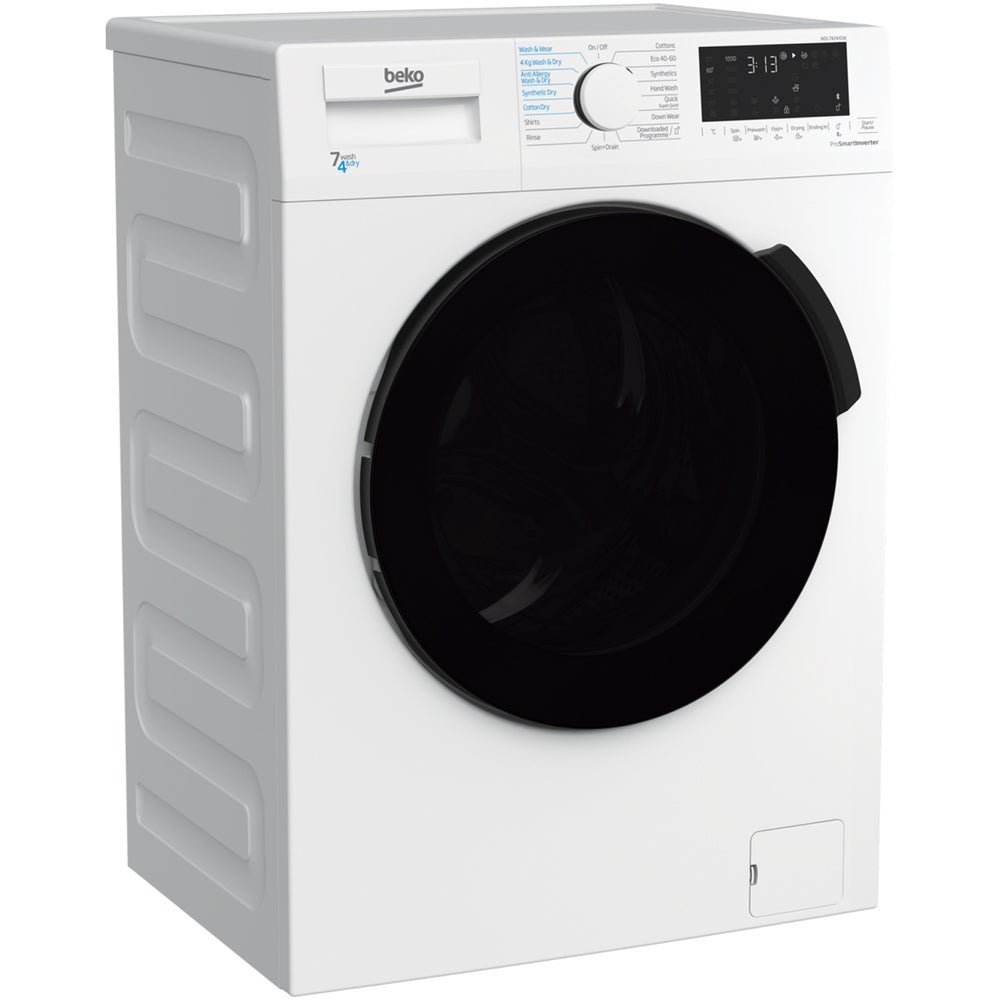 Beko WDL742441W 7kg/4kg 1200 Spin Washer Dryer - White - image 2