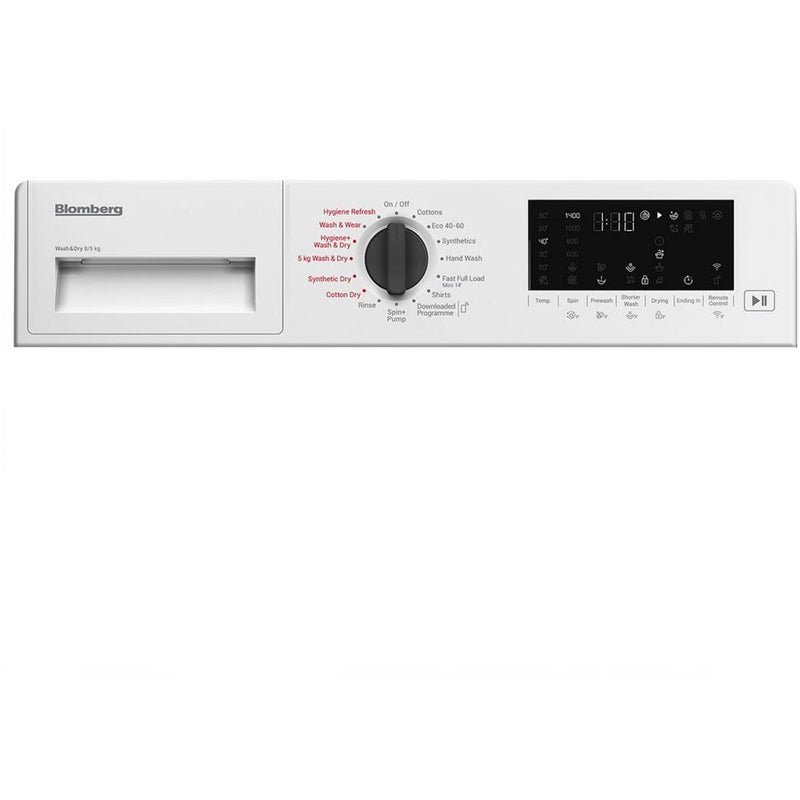 Blomberg LRI1854110 8kg+5kg 1400 Spin Built In Washer Dryer White - image 5