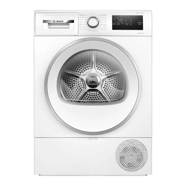 Bosch Series 4 WTH85226GB 8kg Freestanding Heat Pump Tumble Dryer White – A++ Rated