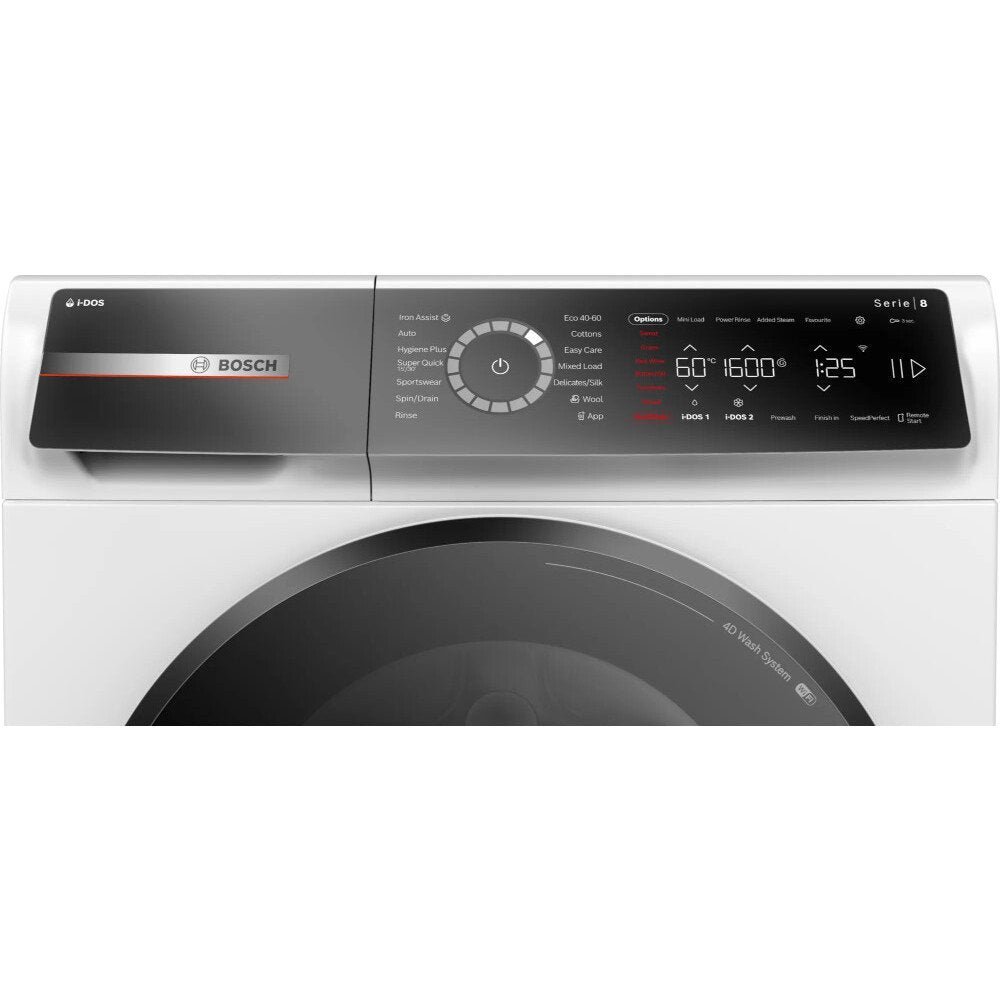 Bosch WGB256A1GB Series 8 i-DOS WiFi enabled 10 kg 1400 Spin Washing Machine White - image 2