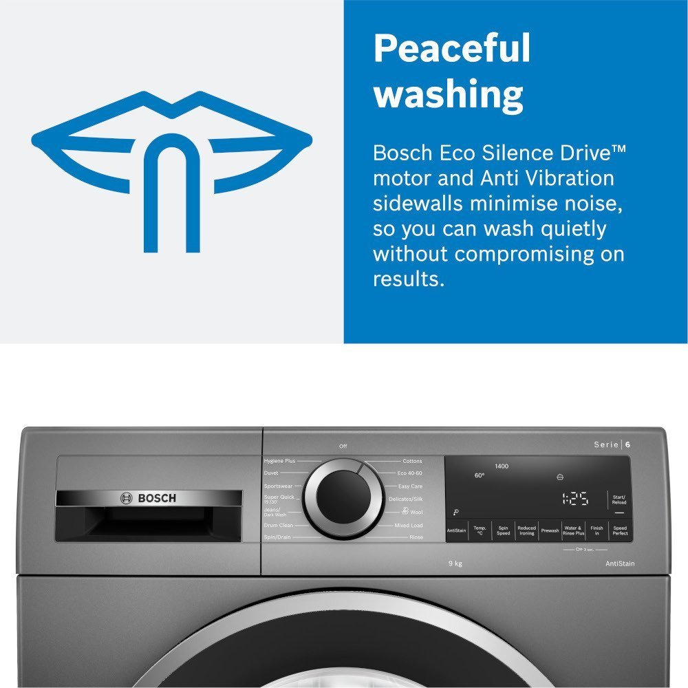 Bosch WGB256A1GB Series 8 i-DOS WiFi enabled 10 kg 1400 Spin Washing Machine White - image 14