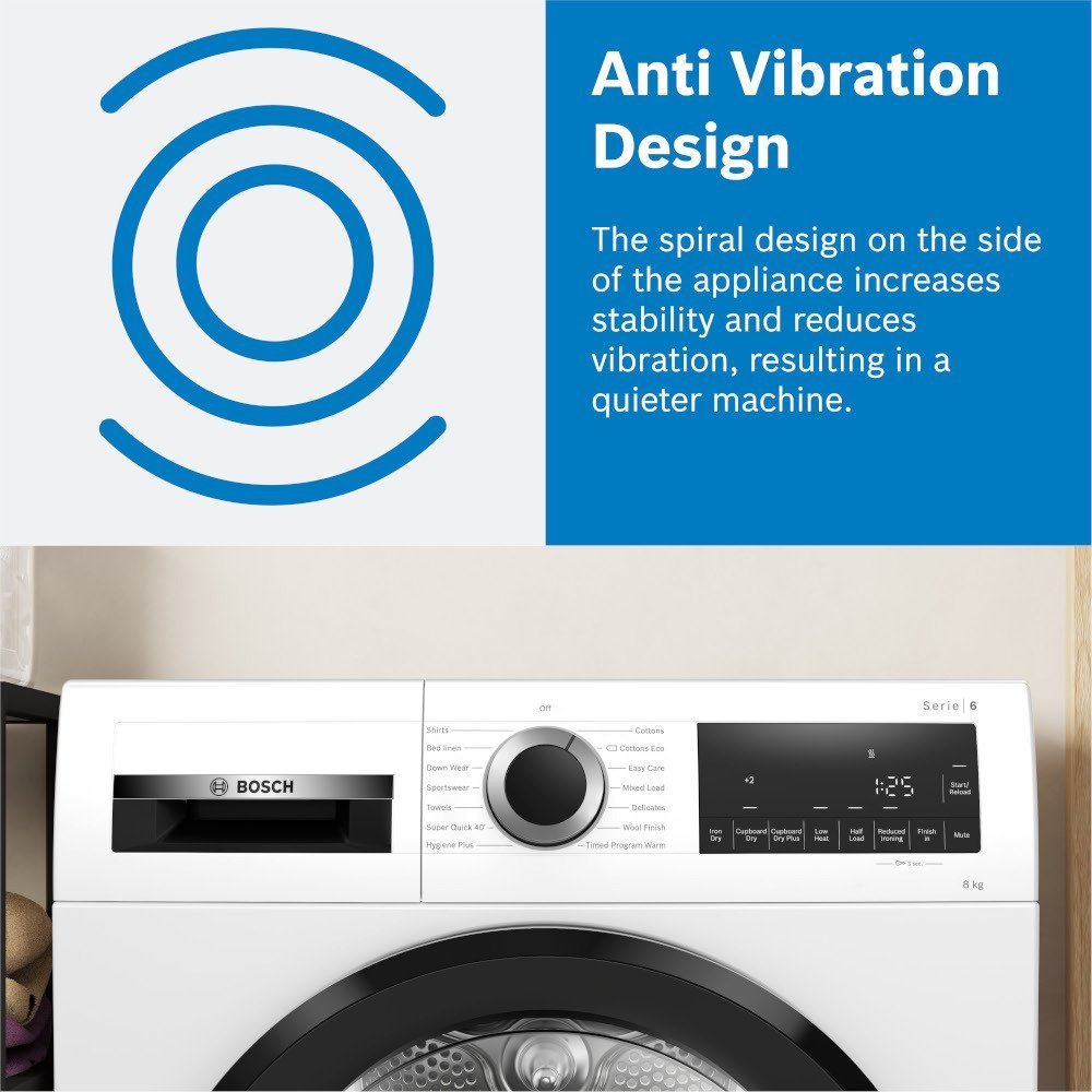 Bosch WGB256A1GB Series 8 i-DOS WiFi enabled 10 kg 1400 Spin Washing Machine White - image 15