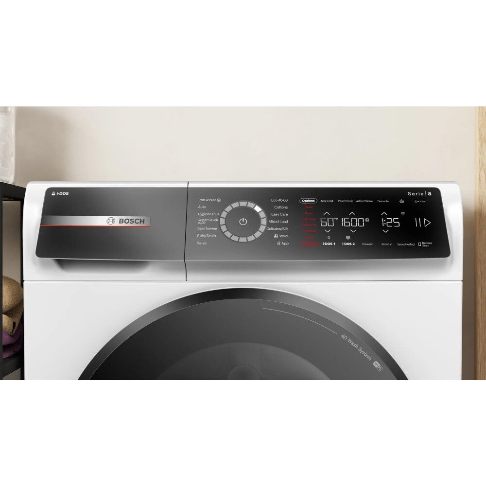 Bosch WGB256A1GB Series 8 i-DOS WiFi enabled 10 kg 1400 Spin Washing Machine White - image 3
