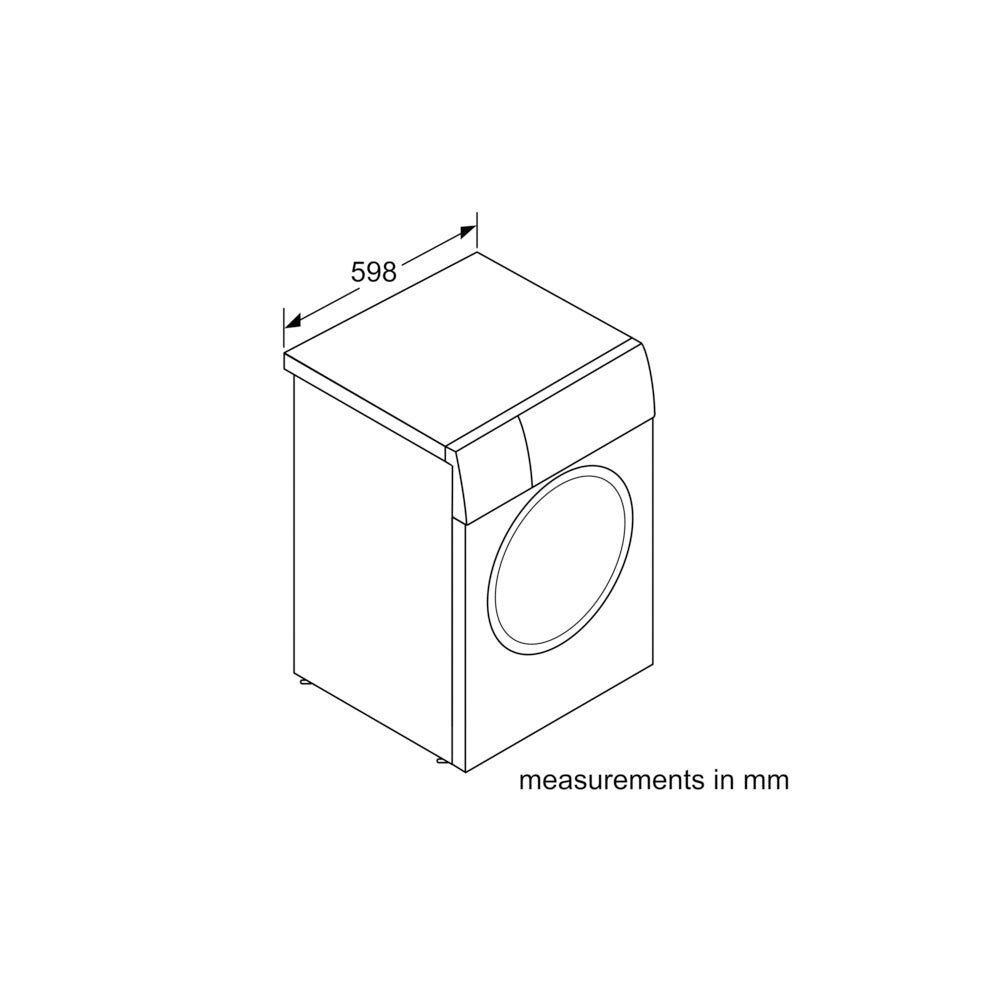 Bosch WGB256A1GB Series 8 i-DOS WiFi enabled 10 kg 1400 Spin Washing Machine White - image 8