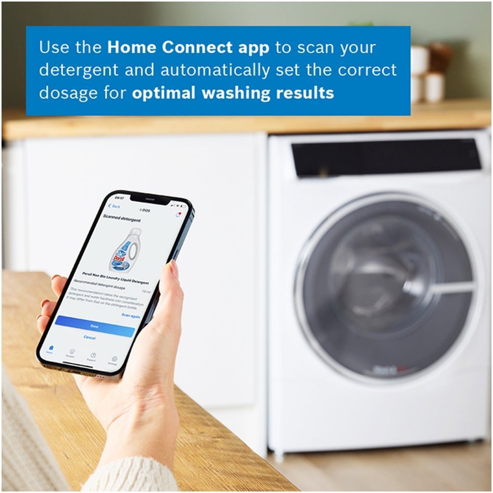Bosch WNC25410GB Series 8 10.5+6kg Washer Dryer with 1400 Spin White - D Rated - image 12