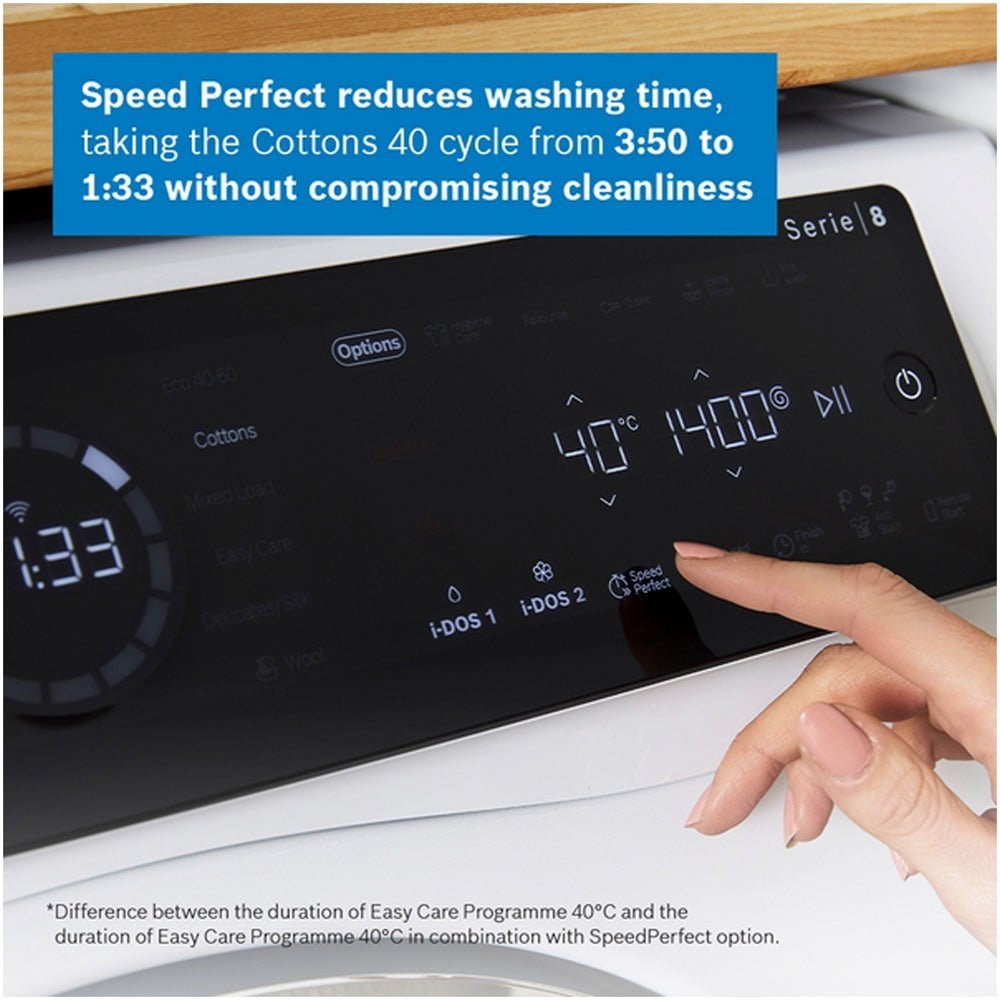 Bosch WNC25410GB Series 8 10.5+6kg Washer Dryer with 1400 Spin White - D Rated - image 15