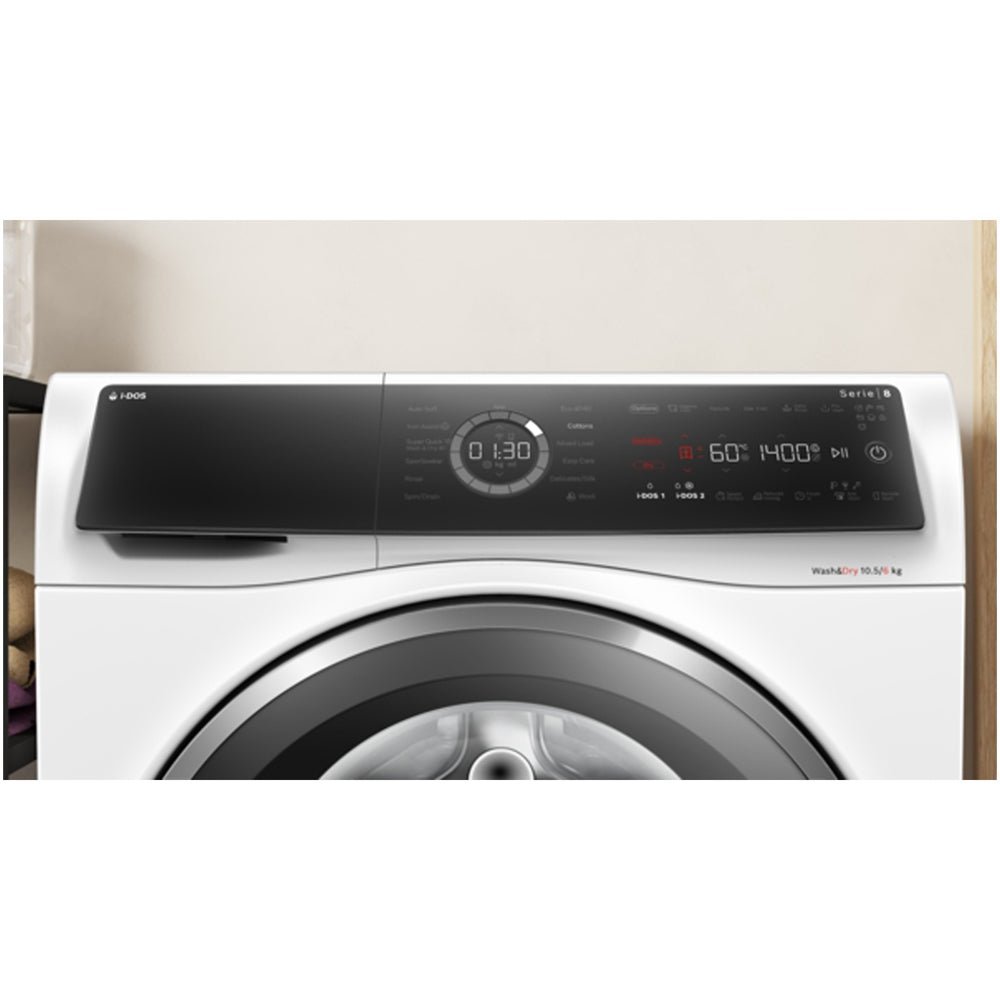 Bosch WNC25410GB Series 8 10.5+6kg Washer Dryer with 1400 Spin White - D Rated - image 8
