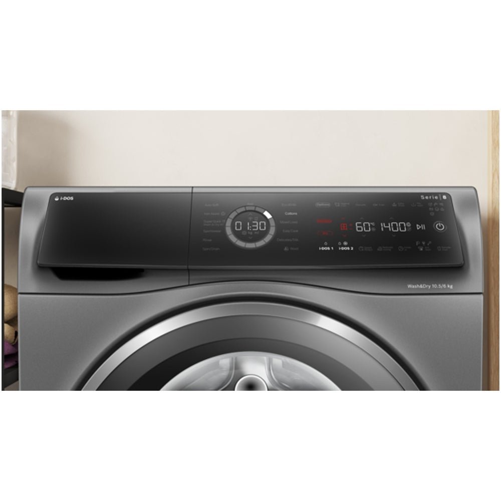 Bosch WNC254ARGB Series 8 10.5+6kg Washer Dryer with 1400 Spin Graphite - D Rated - image 2