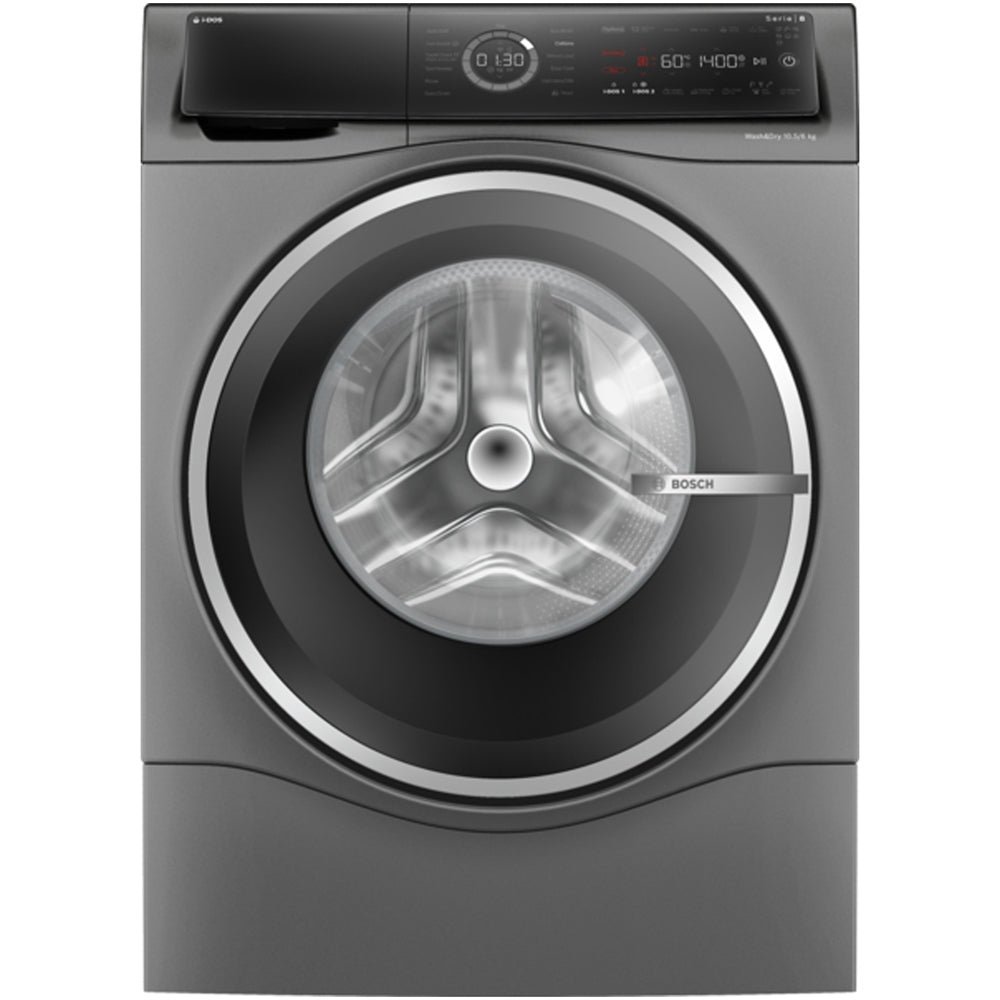 Bosch WNC254ARGB Series 8 10.5+6kg Washer Dryer with 1400 Spin Graphite - D Rated