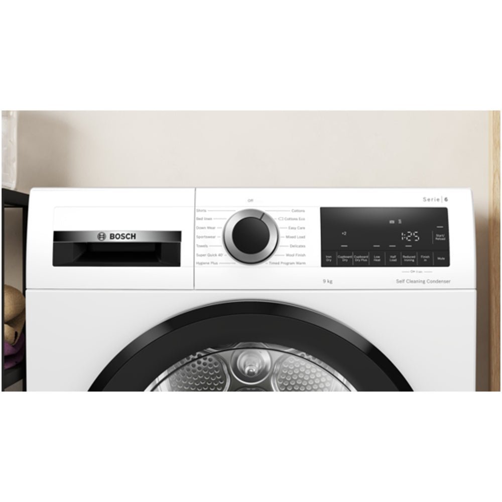 Bosch WQG245A0GB Series 6 9kg Heat Pump Tumble Dryer White - A+++ Rated - image 2