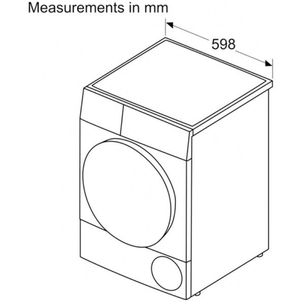 Bosch WQG245R1GB Series 6 9kg Heat Pump Tumble Dryer Graphite – A+++ Rated