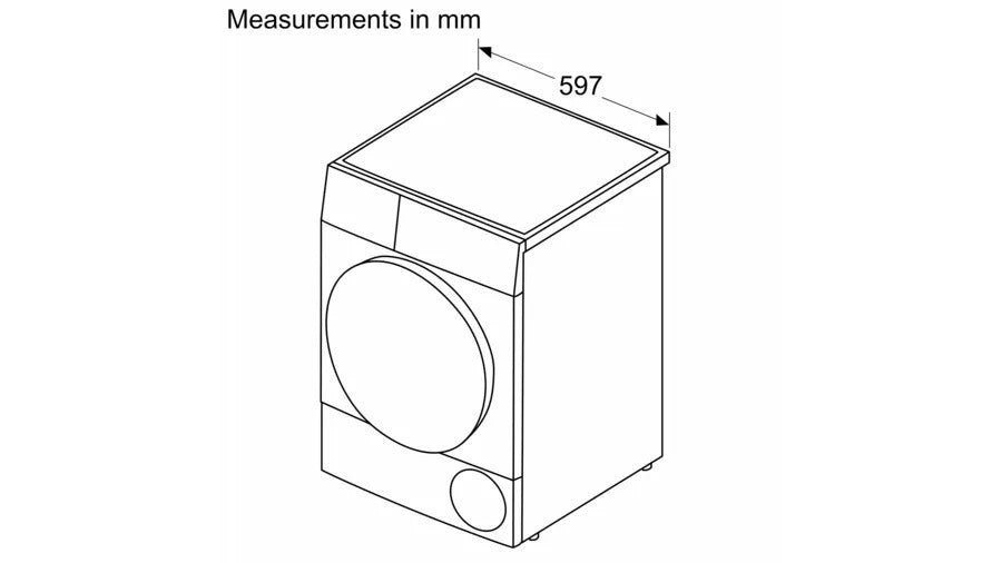 Bosch WTH85223GB Series 4 8kg Heat Pump Tumble Dryer White - image 5