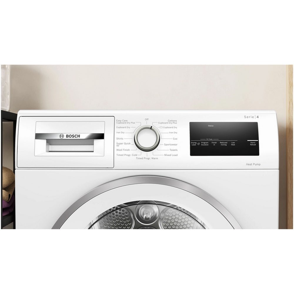 Bosch WTH85224GB Series 4 8kg Heat Pump Tumble Dryer White - image 7