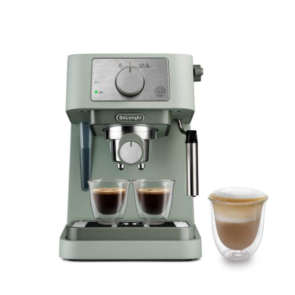 Delonghi EC260.GR Stilosa Traditional Barista Pump Manual Espresso Coffee Machine Green