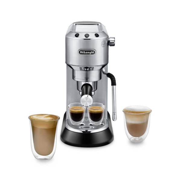 Delonghi EC885.M Dedica Arte Manual Espresso Coffee maker with Milk Frother – Silver