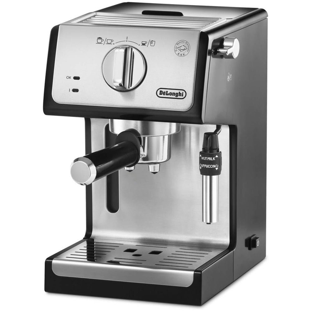 DeLonghi ECP35.31 Compact Manual Espresso Pump Coffee Machine Black and Silver - image 4