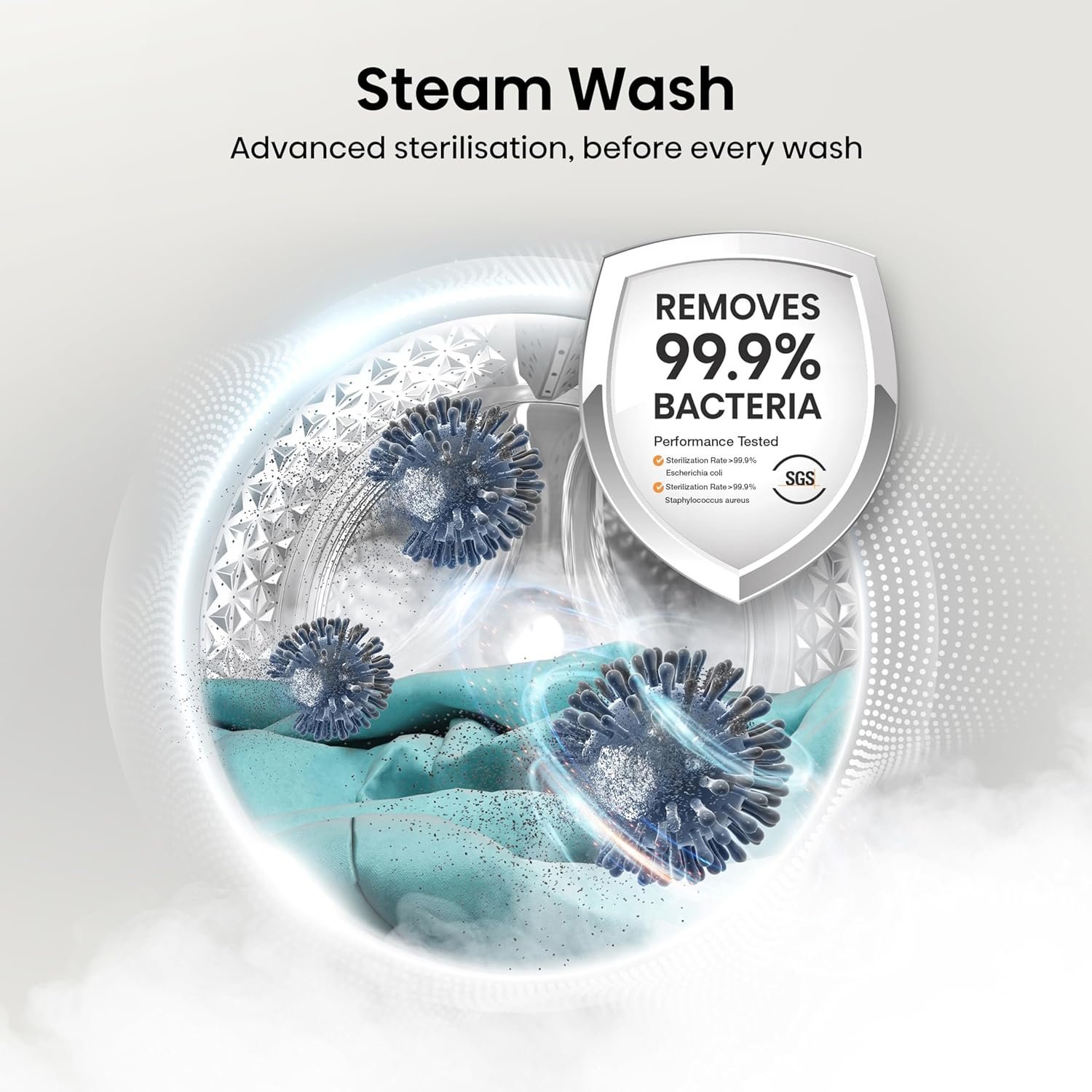 Hisense WD3S8043BW3 3S Series 8+5kg 1400 Spin WiFi-enabled Washer Dryer White - image 5