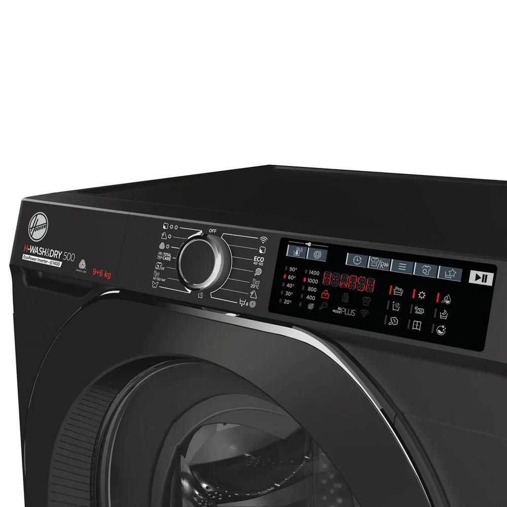 Hoover HD496AMBCB 1-80 H-WASH 500 WiFi Connected 9+6kg 1400 Spin Washer Dryer Black - image 3