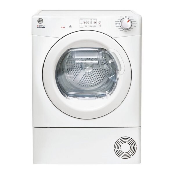 Hoover HLE H8A1LE-80 H-Dry 300 8kg Heat Pump Tumble Dryer White – A+ Rated