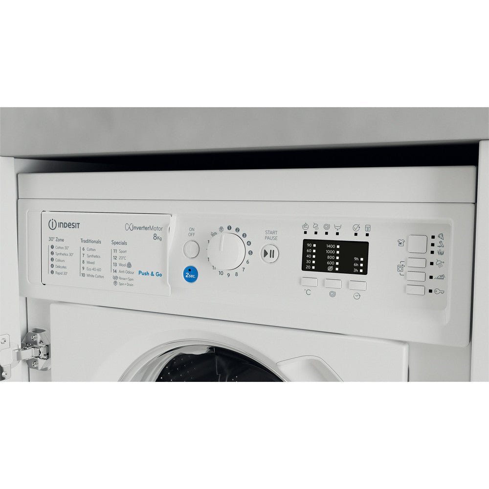 Indesit BIWMIL81485 8kg Built In Washing Machine - image 7