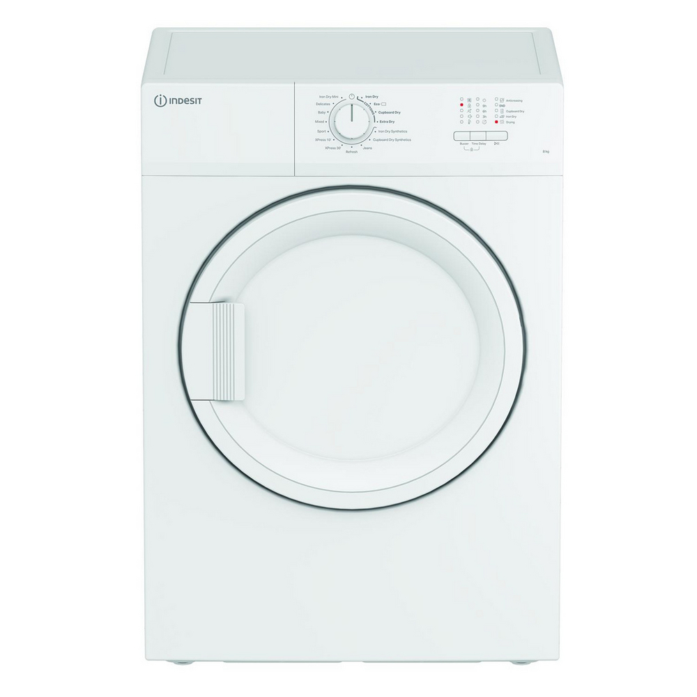 Indesit CYDA81WWGLUK Freestanding 8kg Vented Timer Dry White - image 2