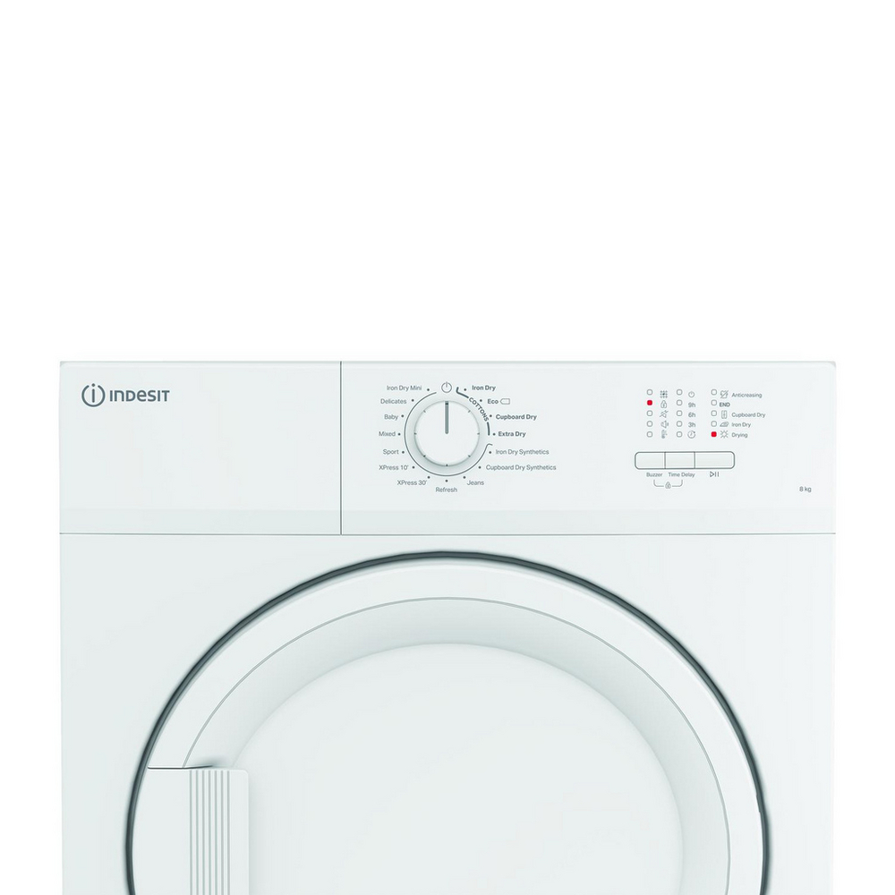 Indesit CYDA81WWGLUK Freestanding 8kg Vented Timer Dry White - image 4