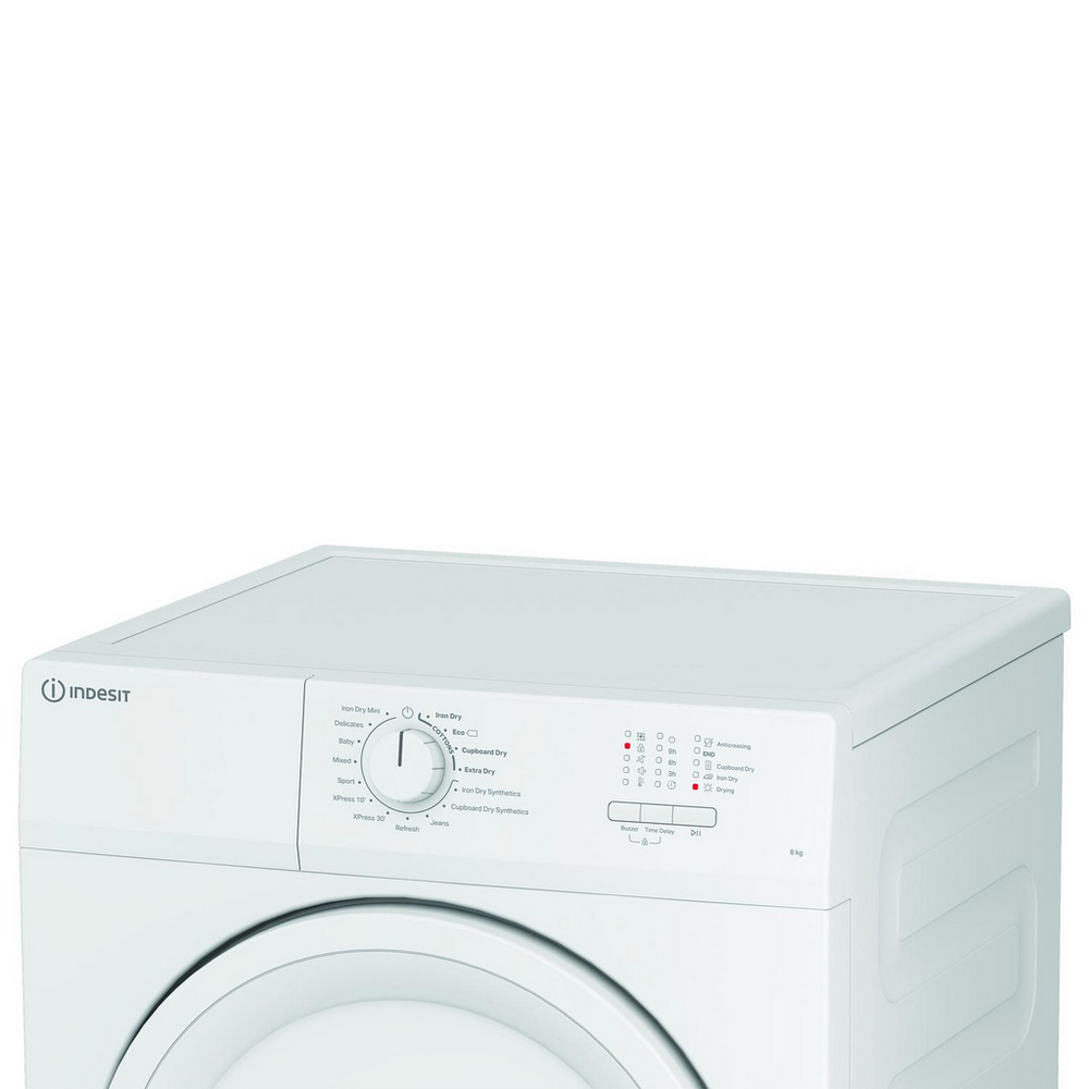 Indesit CYDA81WWGLUK Freestanding 8kg Vented Timer Dry White - image 6