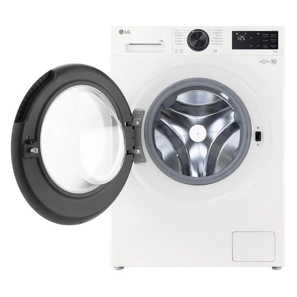 LG F2X50S9TWB VX50 Series 9kg 1200 Spin WiFi Enabled Front Load Washing Machine White - A Rated - image 2