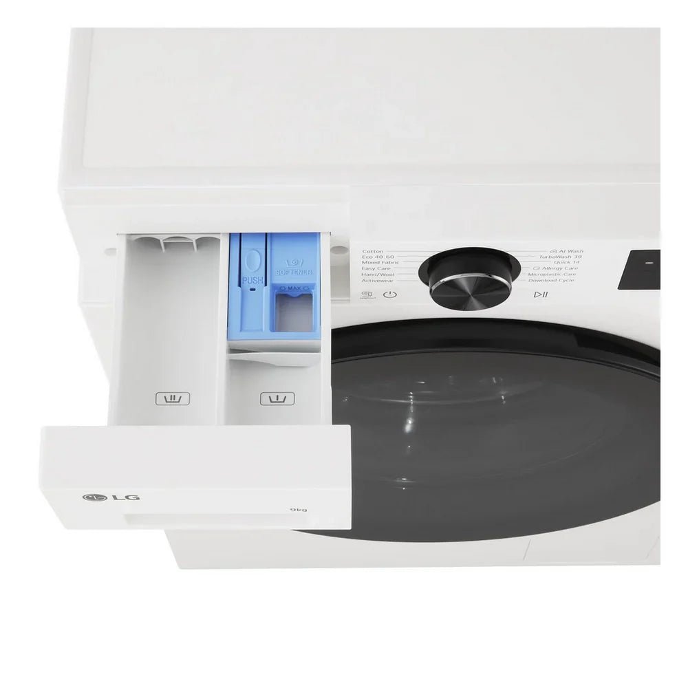 LG F2X50S9TWB VX50 Series 9kg 1200 Spin WiFi Enabled Front Load Washing Machine White - A Rated - image 5