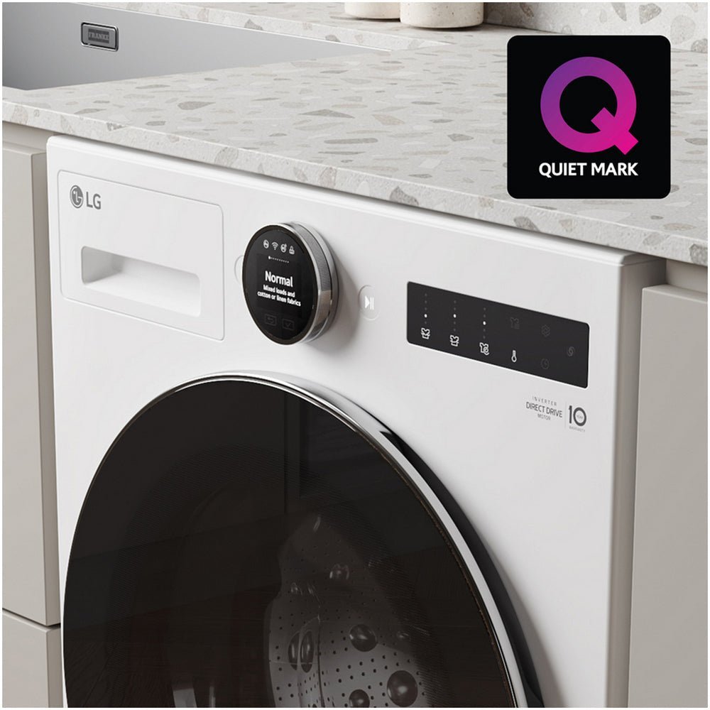 LG F4X7009TWB 9kg 1400 Spin AI Direct Drive Freestanding Washing Machine White - image 5