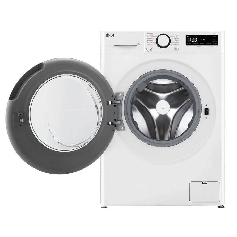 LG F4Y510WBLN1 10kg Steam 1400 Spin Freestanding Front Load Washing Machine White - A Rated - image 2