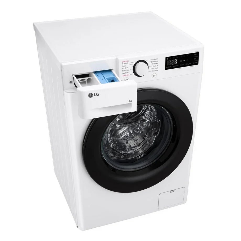 LG F4Y510WBLN1 10kg Steam 1400 Spin Freestanding Front Load Washing Machine White - A Rated - image 13