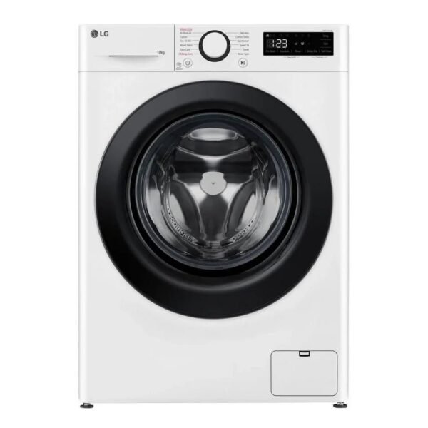 LG F4Y510WBLN1 10kg Steam 1400 Spin Freestanding Front Load Washing Machine White – A Rated