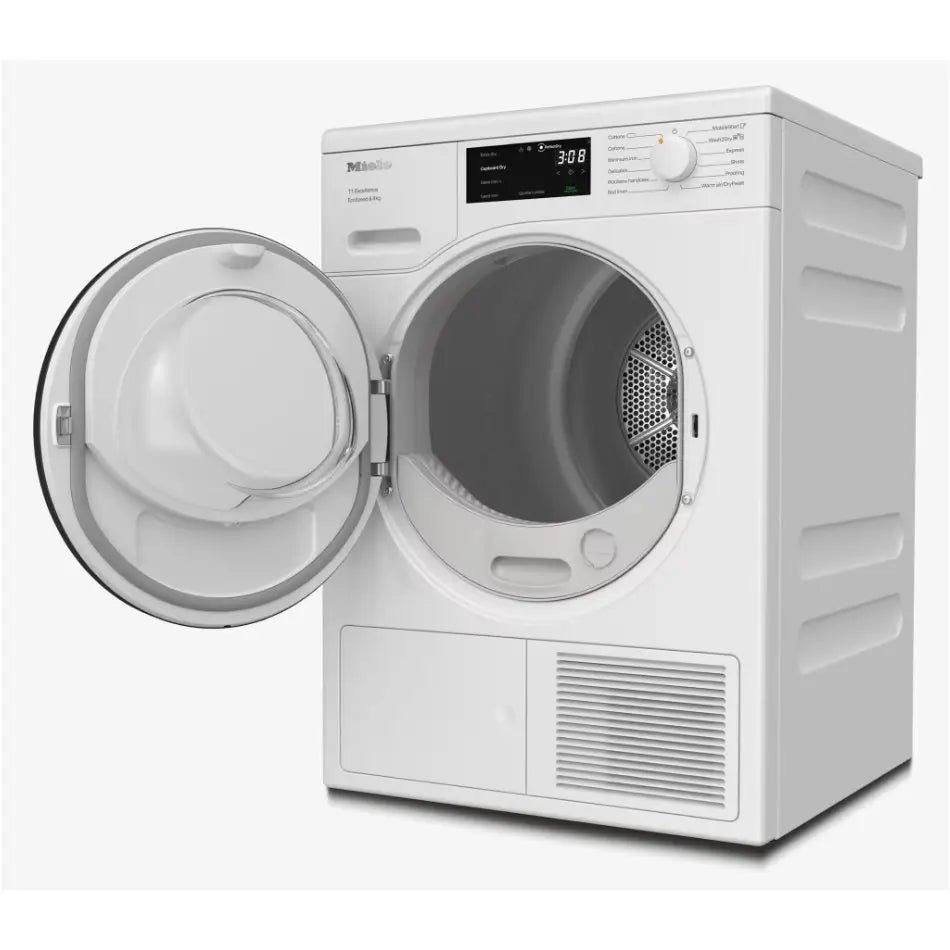 Miele TEC645WP EcoSpeed 8kg Freestanding Heat Pump Tumble Dryer Lotus White - image 2