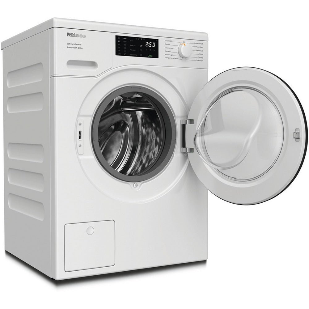 Miele WEB365 WCS PowerWash 8kg 1400 Spin Freestanding Washing Machine Lotus White - image 3