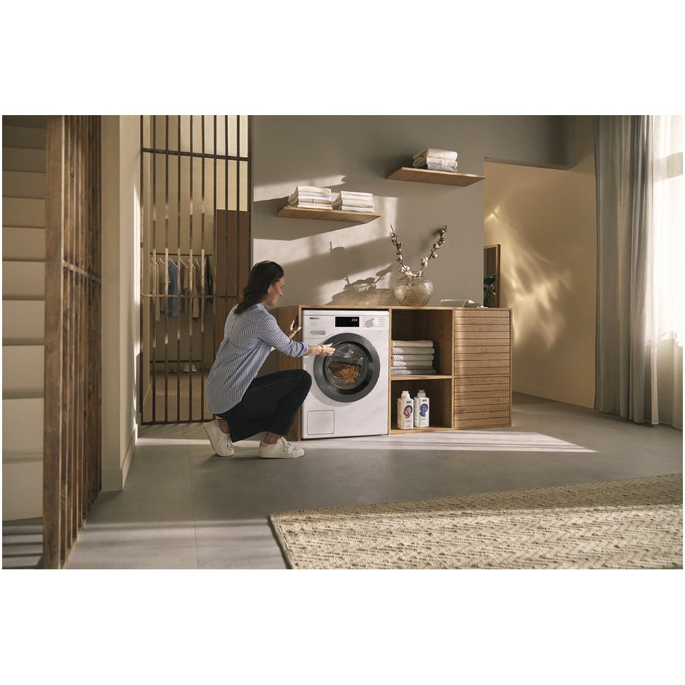 Miele WEB365 WCS PowerWash 8kg 1400 Spin Freestanding Washing Machine Lotus White - image 7