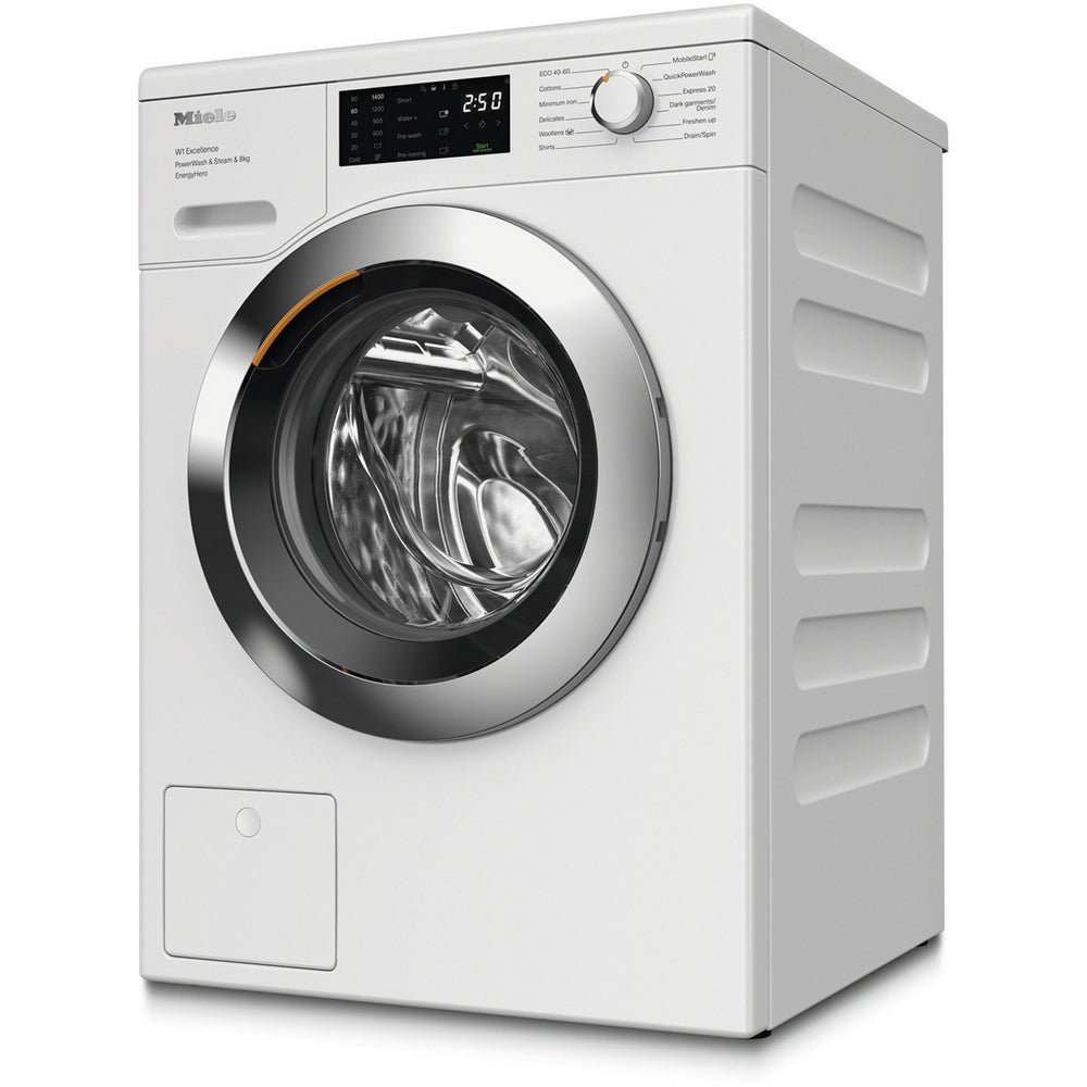 Miele WEE385 WCS 8kg 1400 Spin Power Wash & Steam Washing Machine Lotus White - image 2