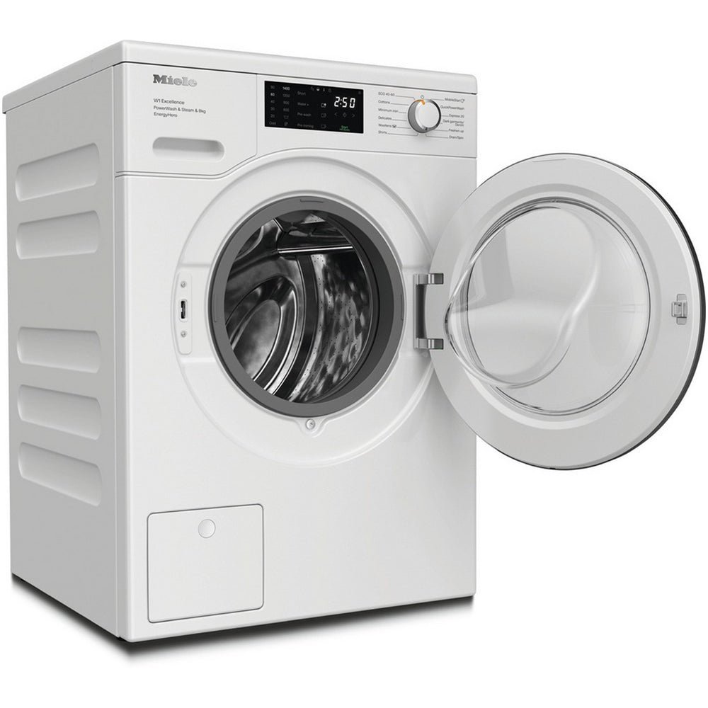 Miele WEE385 WCS 8kg 1400 Spin Power Wash & Steam Washing Machine Lotus White - image 3