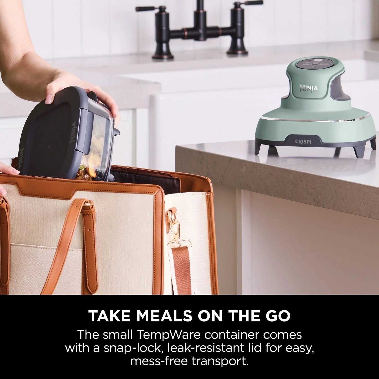 Ninja FN101UKSG CRISPi 4 in 1 Portable Glass Air Fryer Sage - image 9