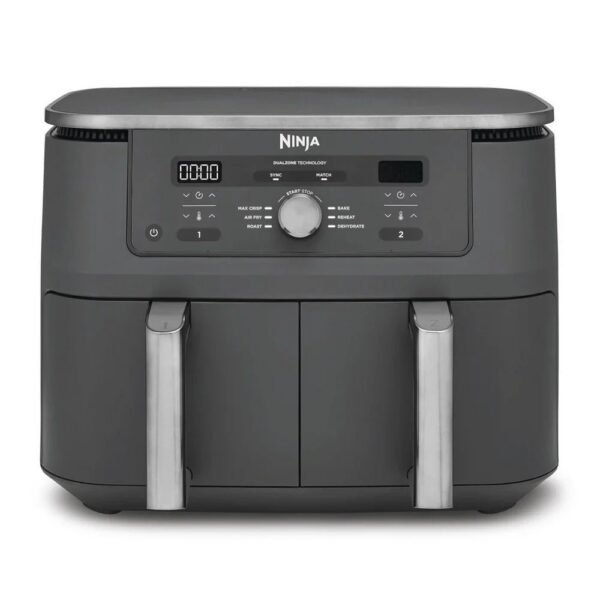 Ninja MAX 6 in 1 Dual Zone Air Fryer DZ400UK 9.5L Gunmetal Grey – Clearance