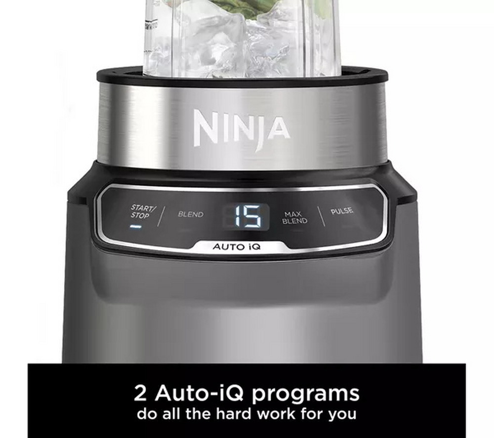 Ninja Motorised Compact Blender with Auto-iQ BN500UK - image 4