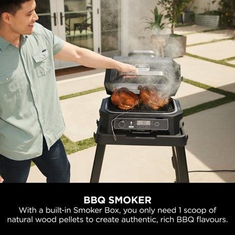 Ninja OG850UK Woodfire Pro XL Electric BBQ Grill & Smoker - image 5