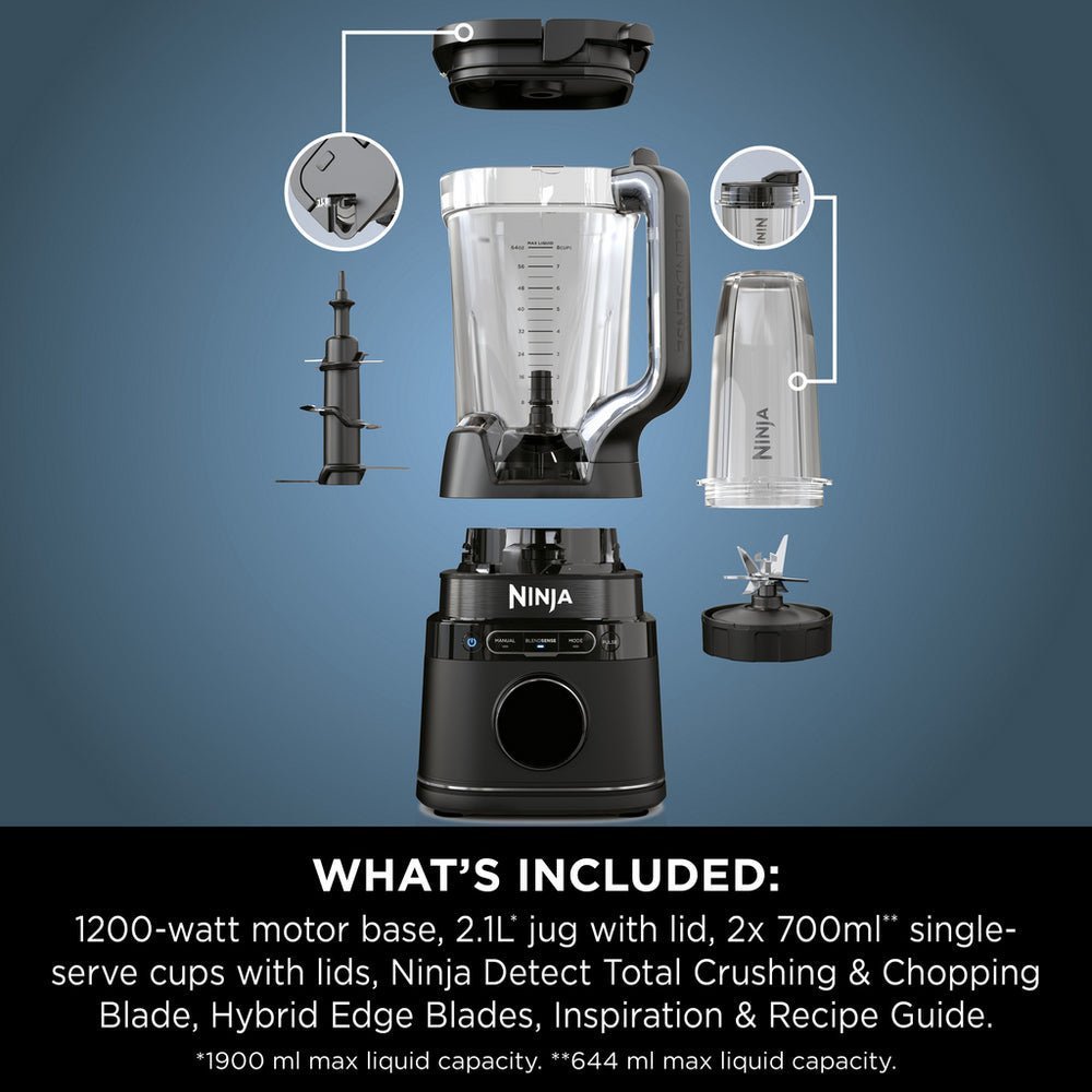 Ninja TB301UK Detect Power Blender Pro and Single Serve Black - image 12
