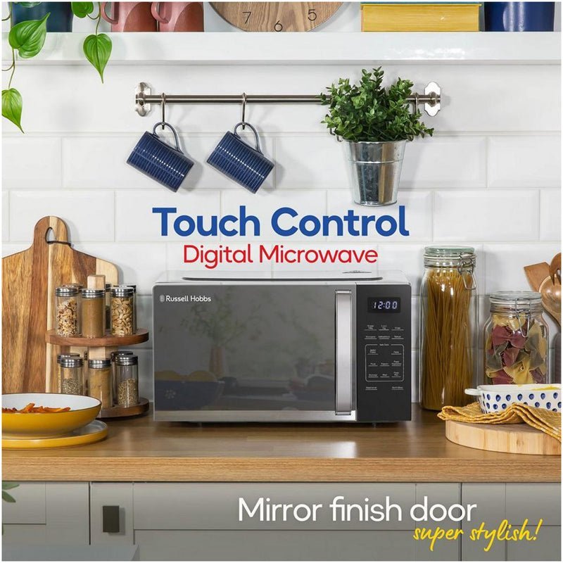 Russell Hobbs RHMT2045S 20 Litre Touch Control Digital Microwave Silver - image 4