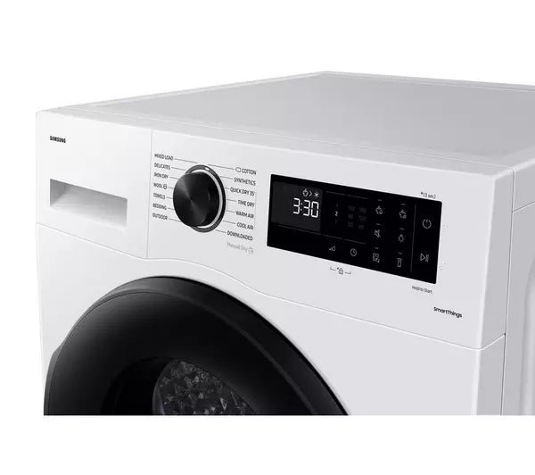 Samsung Series 5 DV90CGC0A0AEEU with OptimalDry 9 kg Heat Pump Tumble Dryer White - image 3
