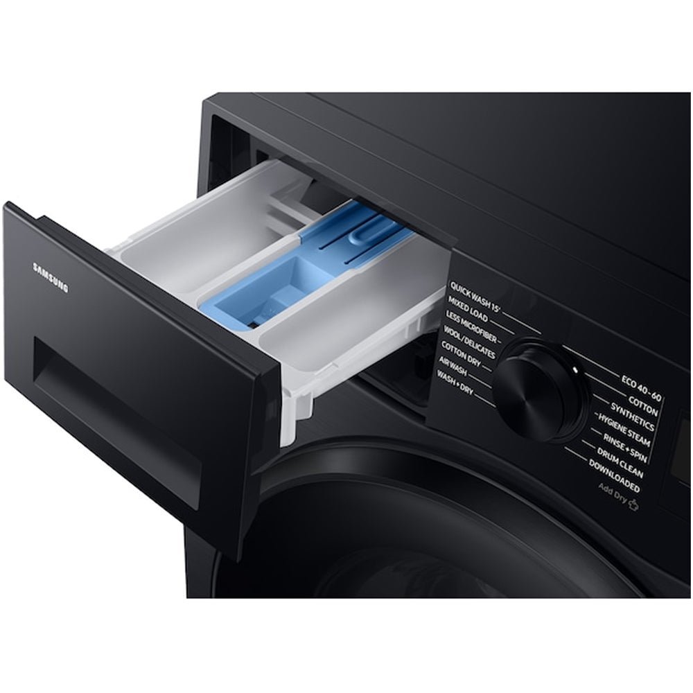 Samsung Series 5 WD11DG5B15BBEU Ecobubble AI Energy 11kg+6kg 1400 Spin Washer Dryer Black - image 7