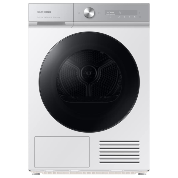 Samsung Series 8 DV90BB9445GHS1 with Optimal Dry 9kg Heat Pump Tumble Dryer White